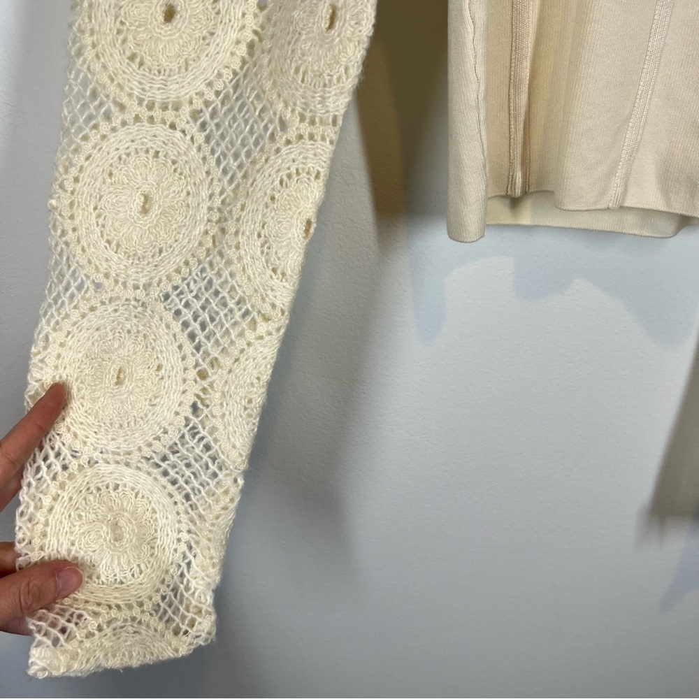 NWOT Zara Crochet Corset Top - Picture 5 of 7